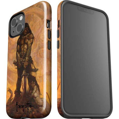 Frazetta Barbarian iPhone 14 Plus Impact Case