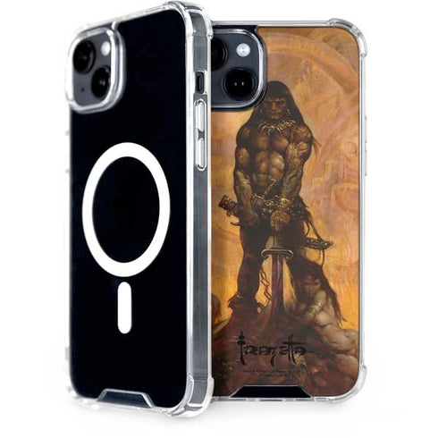 Frazetta Barbarian iPhone 14 Plus MagSafe Case