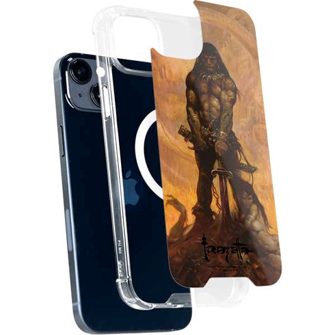 Frazetta Barbarian iPhone 14 Plus MagSafe Case