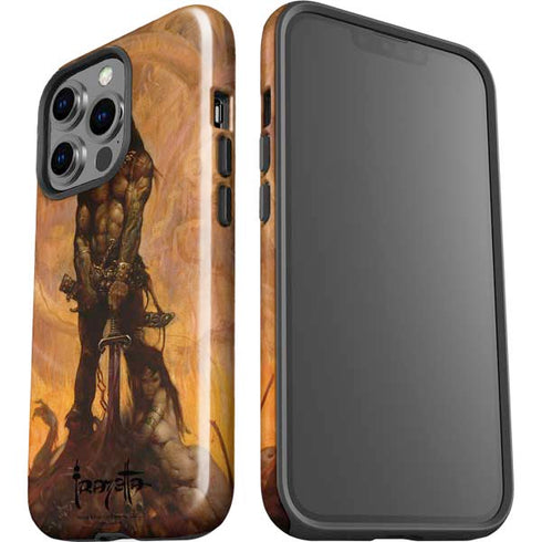 Frazetta Barbarian iPhone 14 Pro Impact Case
