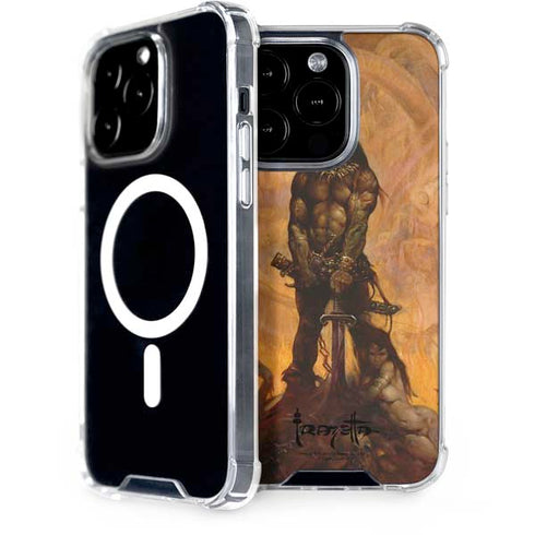 Frazetta Barbarian iPhone 14 Pro MagSafe Case
