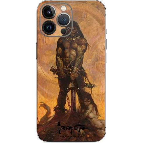 Frazetta Barbarian iPhone 14 Pro Max Skin
