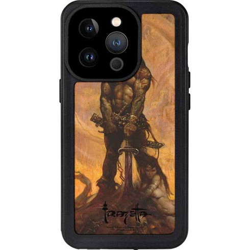 Frazetta Barbarian iPhone 14 Pro Waterproof Case