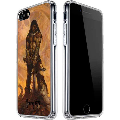 Frazetta Barbarian iPhone SE (2nd & 3rd Gen) Clear Case