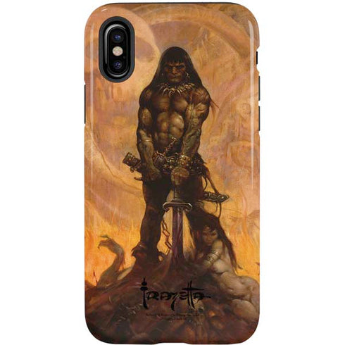 Frazetta Barbarian iPhone X Pro Case