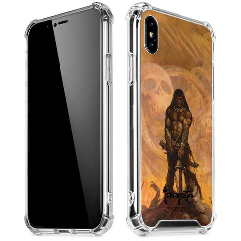 Barbarian by Frazetta iPhone XS Max Clear Case