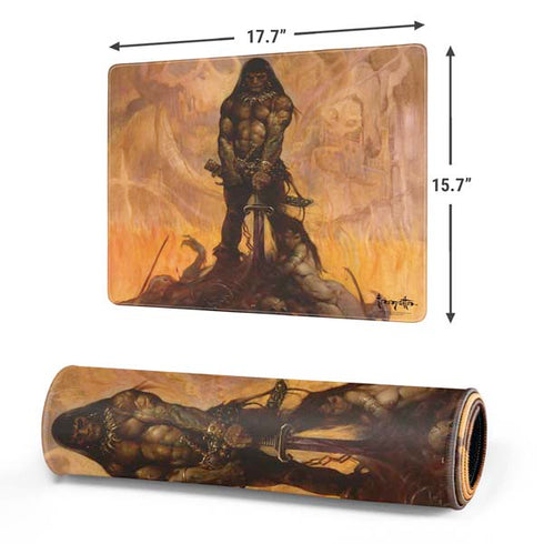 Barbarian by Frazetta Gaming Mouse Pad