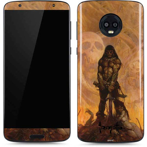 Frazetta Barbarian Moto G6 Skin