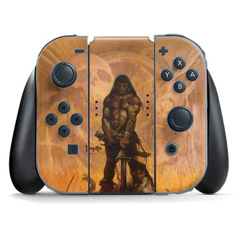 Barbarian by Frazetta Nintendo Switch (2017-2021) Joy-Con Controller Skin