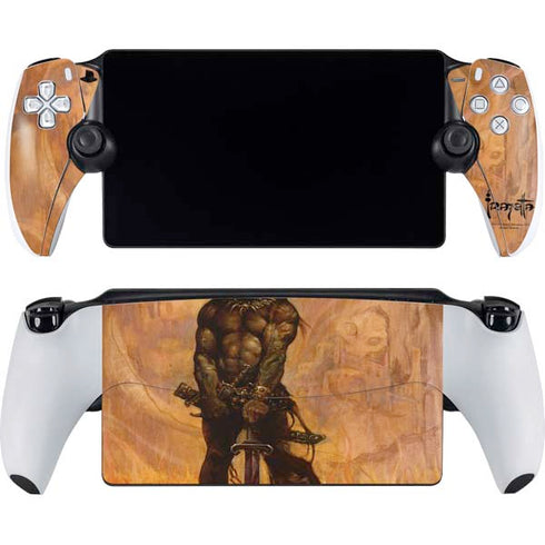 Barbarian by Frazetta PlayStation Portal Remote Player Skin