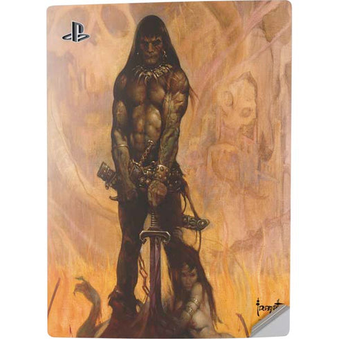 Frazetta Barbarian PS5 Digital Edition Console Skin