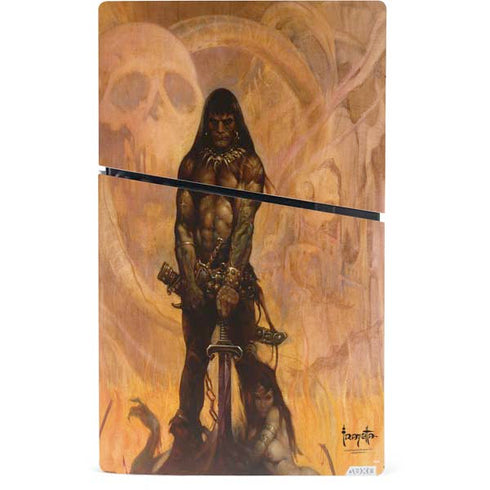 Barbarian by Frazetta PS5 Slim Digital Edition Bundle Skin