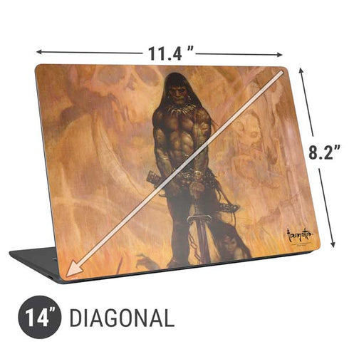 Frazetta Barbarian Universal Laptop 14in (11.4 x 8.2in) Skin