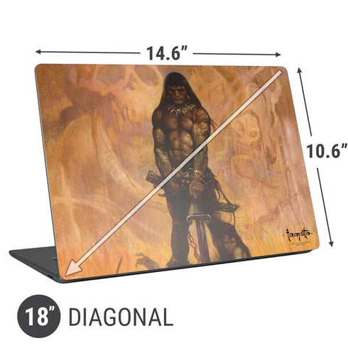 Frazetta Barbarian Universal Laptop 18in (14.6 x 10.6in) Skin