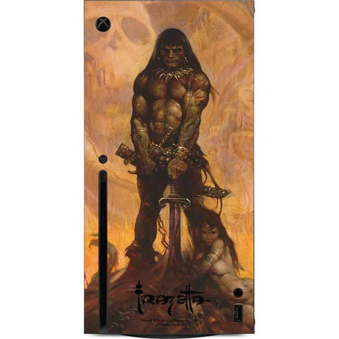 Frazetta Barbarian Xbox Series X Console Skin