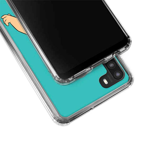 The Flinstones Barney Rubble Galaxy A21 Clear Case