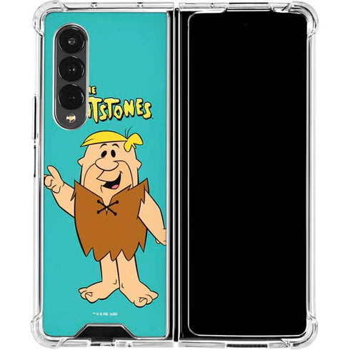 The Flinstones Barney Rubble Galaxy Z Fold4 5G Clear Case