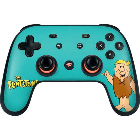 The Flinstones Barney Rubble Google Stadia Controller Skin