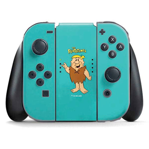 The Flinstones Barney Rubble Nintendo Switch (2017-2021) Joy-Con Controller Skin