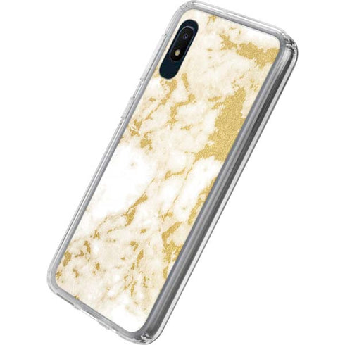 Basic Marble Galaxy A10e Clear Case
