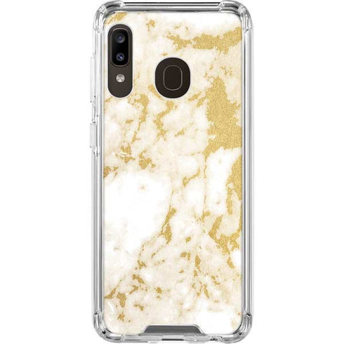 Basic Marble Galaxy A30 Clear Case