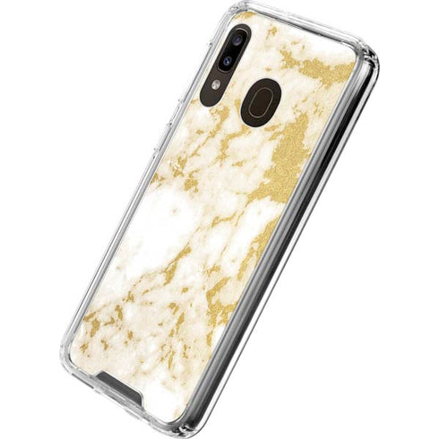 Basic Marble Galaxy A30 Clear Case