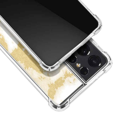 Basic Marble Galaxy S21 Ultra 5G Clear Case