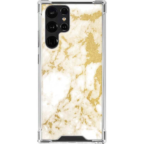 Basic Marble Galaxy S22 Ultra Clear Case