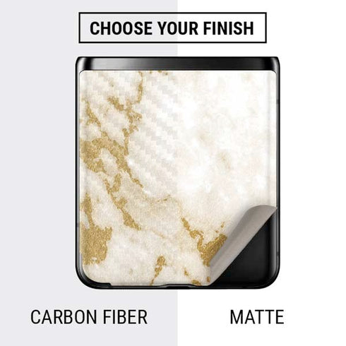 Basic Marble Galaxy Z Flip Skin