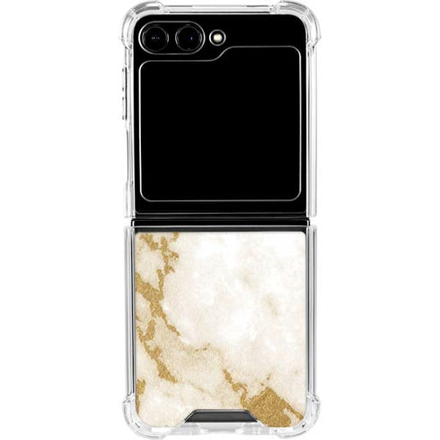 Basic Marble Galaxy Z Flip5 5G Clear Case