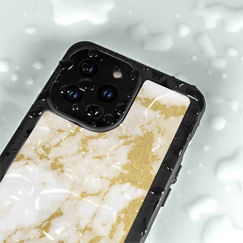 Basic Marble iPhone 14 Pro Max Waterproof Case