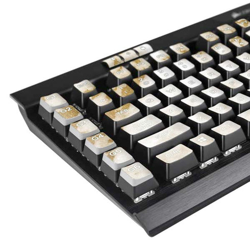 Basic Marble K95 RGB PLATINUM Mechanical Gaming Keyboard Skin