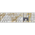 Basic Marble Magic Keyboard with Numeric Keypad Skin