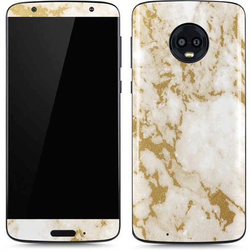 Basic Marble Moto G6 Skin