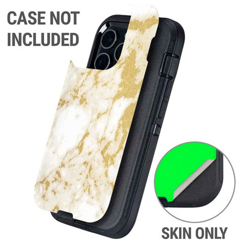 Basic Marble Otterbox Defender iPhone Skin