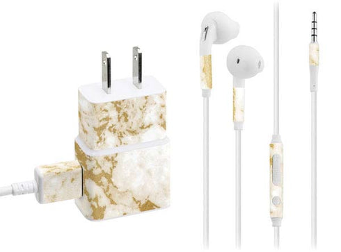 Basic Marble Phone Charger Skin