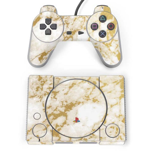 Basic Marble PlayStation Classic Bundle Skin
