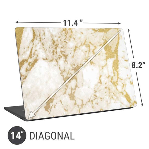 Basic Marble Universal Laptop 14in (11.4 x 8.2in) Skin