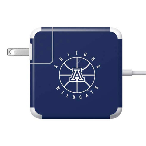 University of Arizona Basketball Mark Blue 85W Power Adapter (15 and 17 inch MacBook Pro Charger) Skin