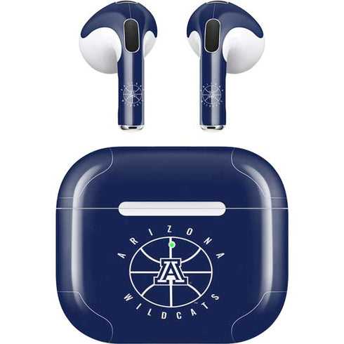 University of Arizona Basketball Mark Blue Apple AirPods (3rd Gen 2021) Skin