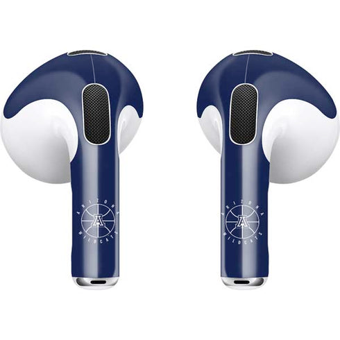 University of Arizona Basketball Mark Blue Apple AirPods (3rd Gen 2021) Skin