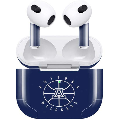 University of Arizona Basketball Mark Blue Apple AirPods (3rd Gen 2021) Skin