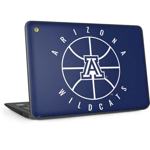 University of Arizona Basketball Mark Blue HP Chromebook Skin