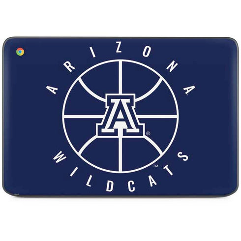 University of Arizona Basketball Mark Blue HP Chromebook Skin