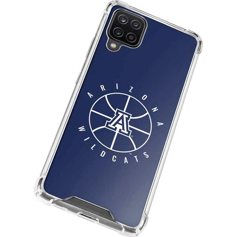 University of Arizona Basketball Mark Blue Galaxy A12 Clear Case