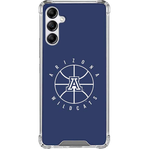 University of Arizona Basketball Mark Blue Galaxy A14 5G Clear Case