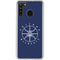 University of Arizona Basketball Mark Blue Galaxy A21 Clear Case