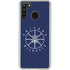 University of Arizona Basketball Mark Blue Galaxy A21 Clear Case