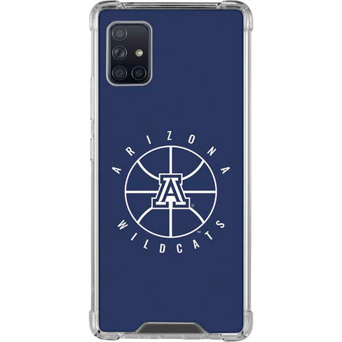 University of Arizona Basketball Mark Blue Galaxy A51 5G Clear Case