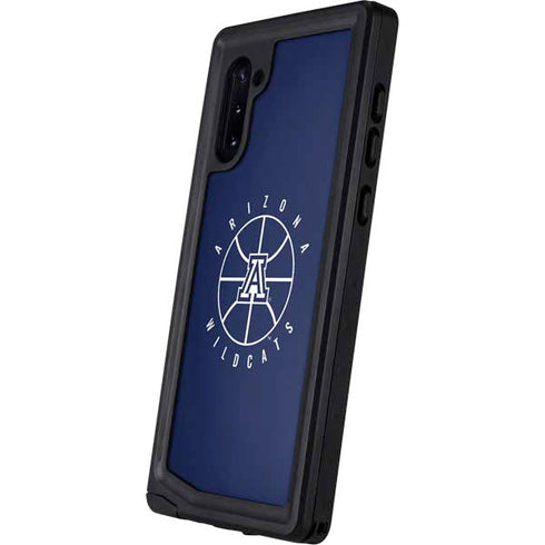 University of Arizona Basketball Mark Blue Galaxy Note 10 Waterproof Case
